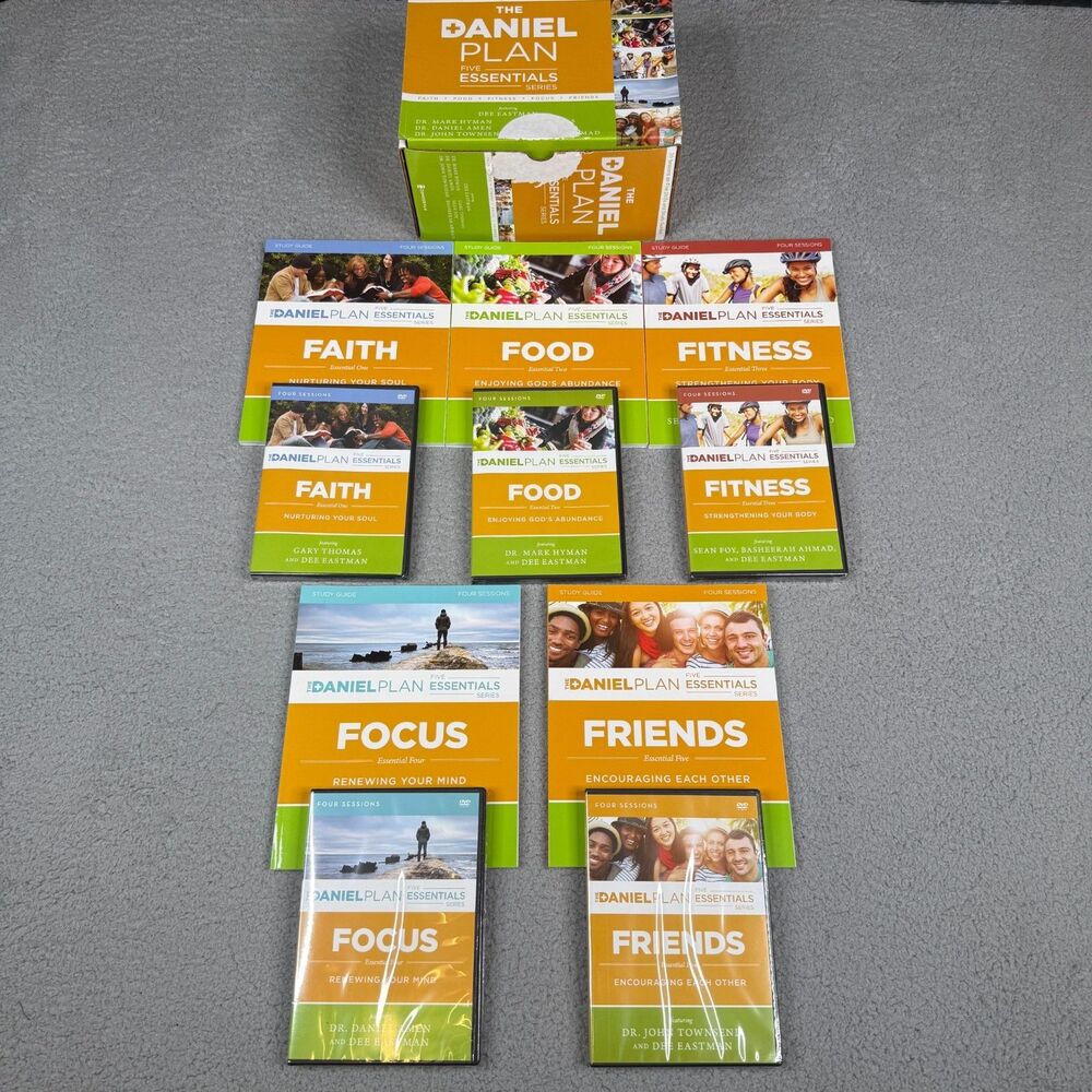 The Daniel Plan Five Essentials DVD Study Guide Box Set Christian Church‎ Group